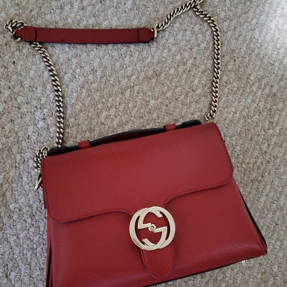 Gucci dollar calfskin